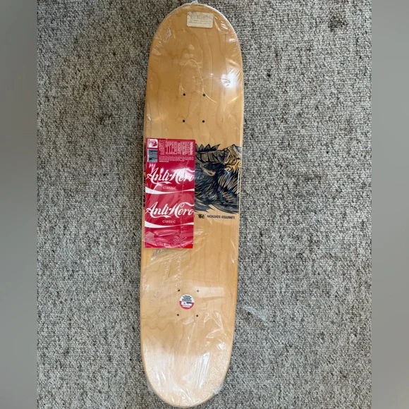 John Cardiel Anti-Hero Big Cat Skateboard Deck 87 of 100 w/ Stickers - Picture 3 of 5